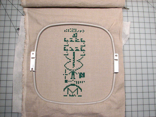 Illustration for article titled Project Of The Day: Embroider Your Own SETI Scarf